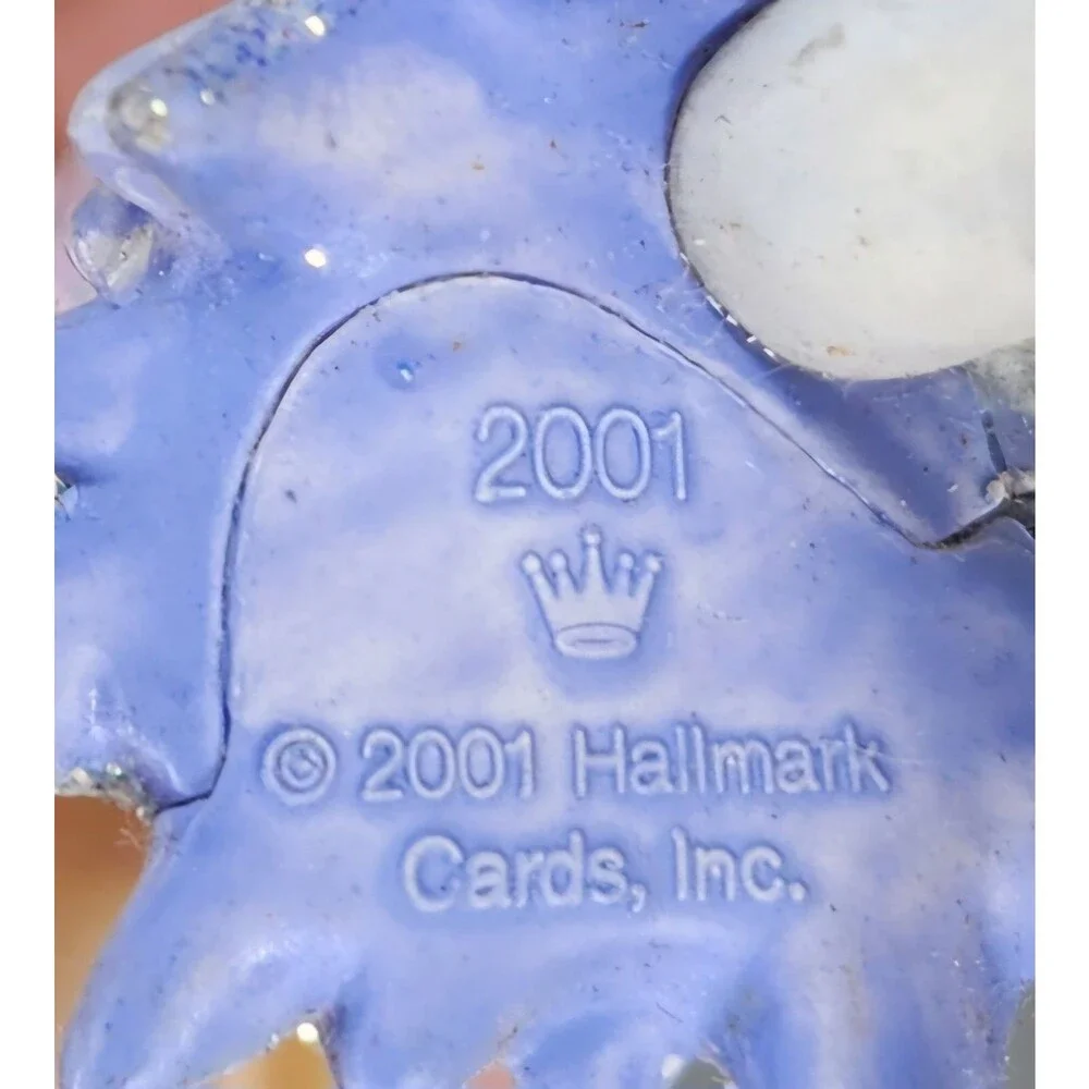 Hallmark Faerie Delandra Flower Frostlight Fiber Optic Glow Fairy 2001 Keepsake